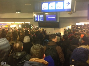 chaos op amsterdam centraal